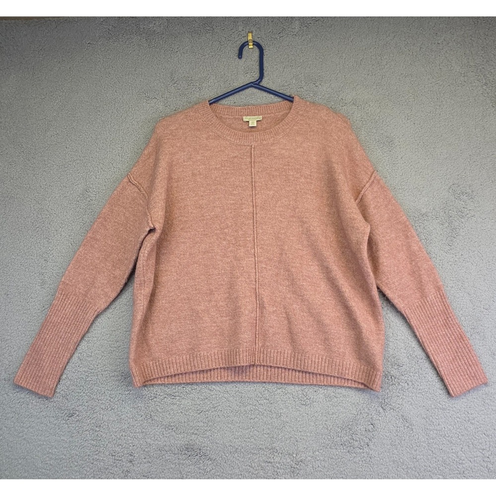 Legendary Sweater Womens L Pink Soft Cozy‎ Crewneck Heather Rose Comfy Oversized
